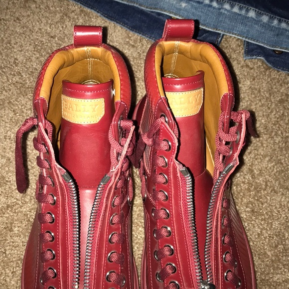 Red Bally sneakers - Picture 2 of 4